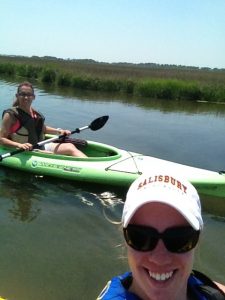 Heather and a happy paddler!