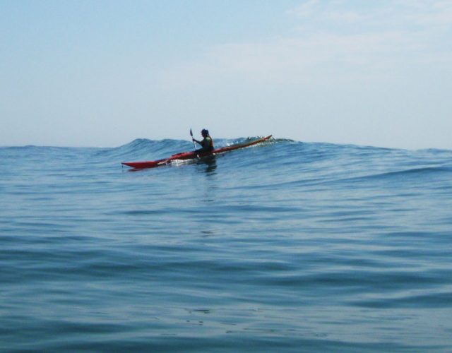 Sea kayak surfing advanced