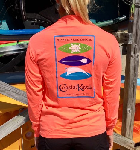 Coastal Kayak Long Sleeve T-Shirt