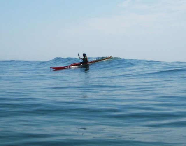 sea kayak surfing advanced