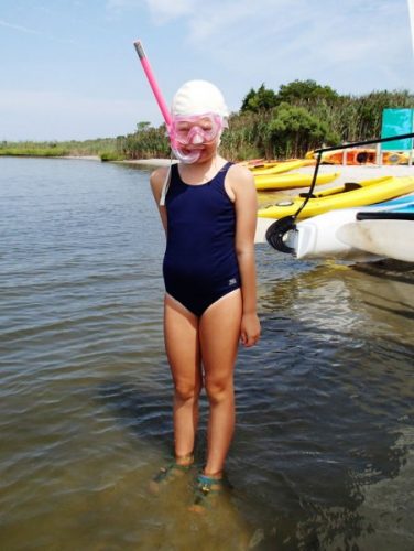 snorkel girl